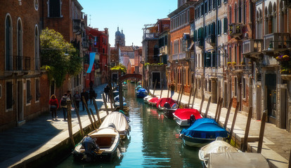 Morning of Venice. Italy.