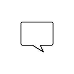 chat, speech bubble icon on white background