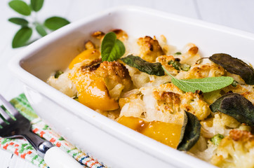 Casserole with pasta