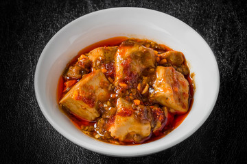 麻婆豆腐　mapo doufu