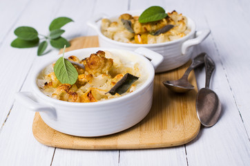 Casserole with pasta