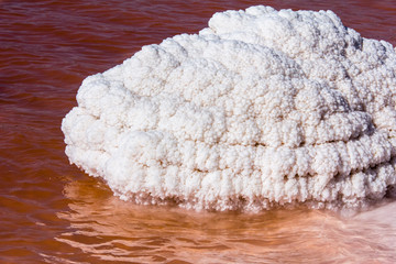 Fototapeta na wymiar Salt lake of Lavalduc, in Provence