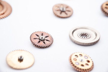 Fototapeta premium Detail of watch machinery 