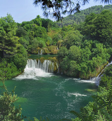 Fototapeta premium Wodospad Krka Chorwacja