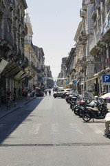 Street of Catania, Italy