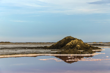 Red Salt lake - Camarque, France