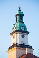 Fototapeta na wymiar Town hall tower in Jelenia Gora, Poland