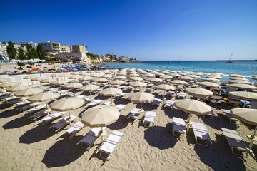 Beach in Otranto in Salento - Italy