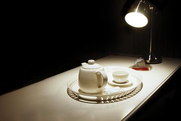 White Ceramic Coffee Pot