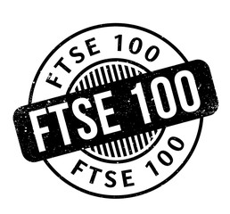 FTSE 100 rubber stamp. Grunge design with dust scratches. Effects can be easily removed for a clean, crisp look. Color is easily changed.