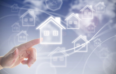 Real estate property touch screen