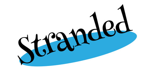 Fototapeta premium Stranded rubber stamp. Grunge design with dust scratches. Effects can be easily removed for a clean, crisp look. Color is easily changed.