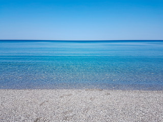 sea beach background blue transperent Preveza Greece