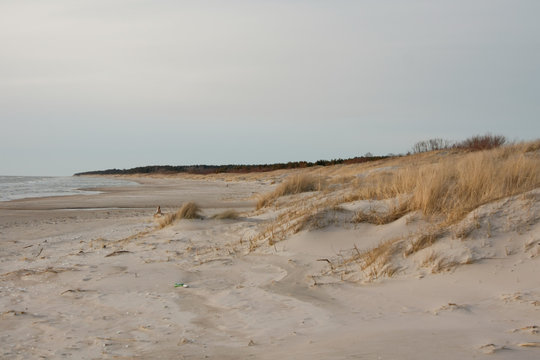 Baltic sea coastline.