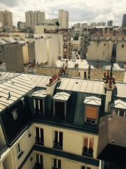 Fototapeta premium paris vue de haut des toits