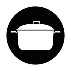 kitchen pot cartoon saucepan of to cooking vector illustration
