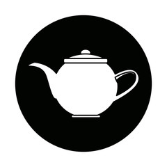 kettle coffee tea hot beverage fresh vector illustration