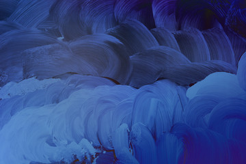 Obraz premium blue strokes background