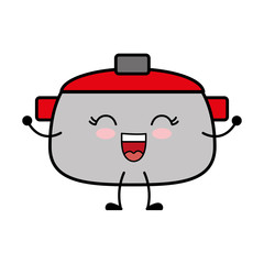 kawaii cooking pot icon