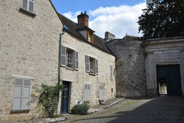Fototapeta na wymiar Tour gallo-romaine du vieux Senlis, France