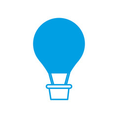 Obraz premium hot air balloon icon