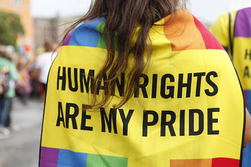 Human rights are my pride - 168064566