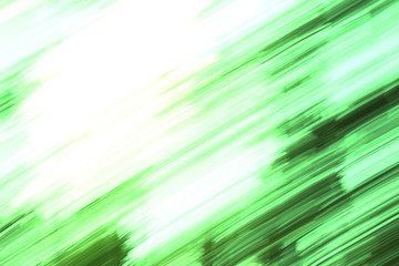 Abstract blurred background with green and white color