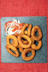 Fast food Homemade Crunchy Fried onion rings