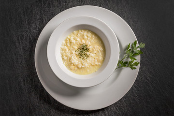 チーズリゾット イタリア料理　Cheese Risotto Italian Cuisine