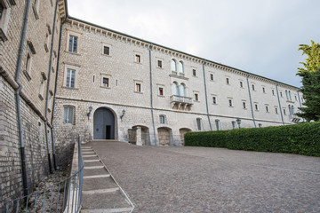 Montecassino abbey at Cassino, in Ciociaria, Lazio, Italy