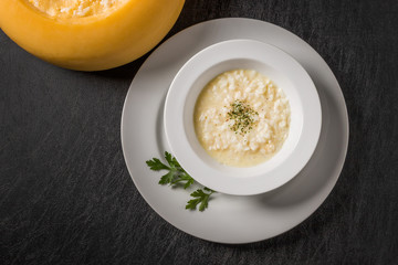チーズリゾット イタリア料理　Cheese Risotto Italian Cuisine