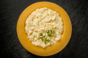 チーズリゾット イタリア料理　Cheese Risotto Italian Cuisine