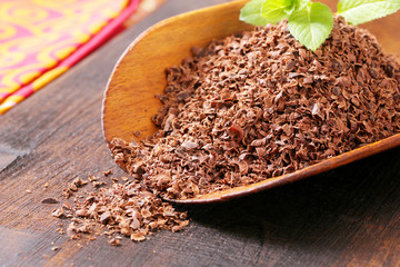 Grated baking chocolate