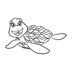 Turtles coloring book.