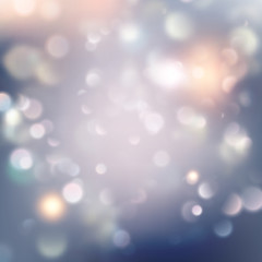 Fototapeta premium Christmas background with blurred light. EPS 10 vector