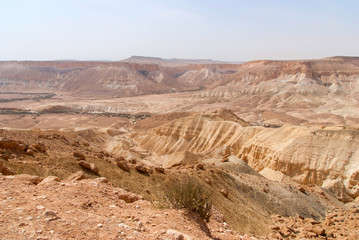 Fototapeta na wymiar Mountains in the Desert of Negev