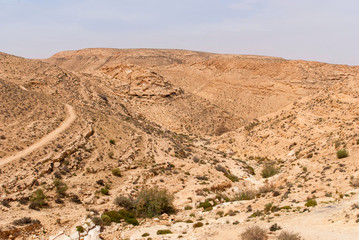 Mountains in the Desert of Negev
