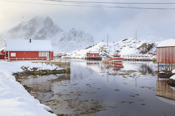 Sund village on Lofoten Islands