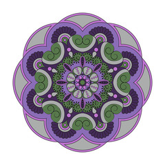 Flower Mandalas. Vintage decorative elements. Oriental pattern, vector illustration. Islam, Arabic, Indian, turkish, pakistan, chinese, ottoman motifs