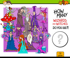 counting wizards educational game for kids