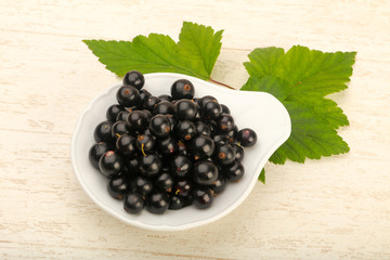 Ripe black currants