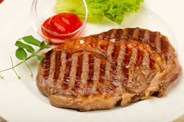 Rib eye steak