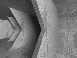 Abstract geometric concrete architecture background