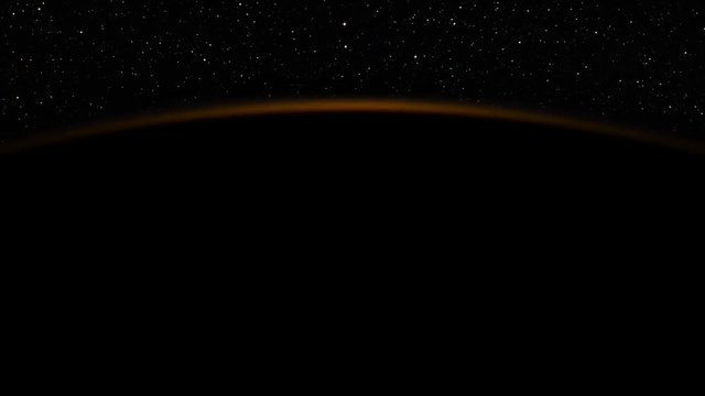 4K. Amazing Sunrise Over The Earth. View Of Planet Earth From Space. Ultra High Definition. 3840x2160. Realistic 3d Animation. (You Can Speed Up This Animation For Your Projects).