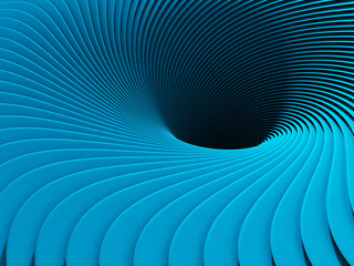 Abstract Architecture Tunnel Waves Stripes Background