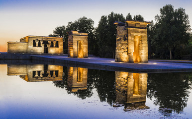 Obraz premium Madrid,templo Debod