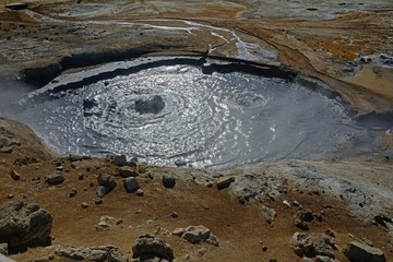 Geysir, Namafjall Hverir, Iceland