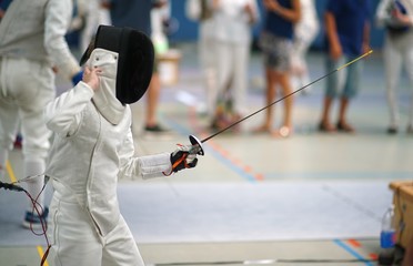 Junior Boy fencing foil