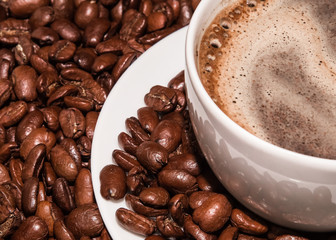 a cup of coffee