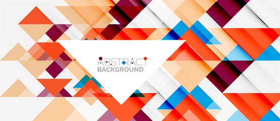 Triangle pattern design background